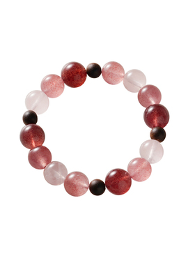 shannai原创天然多宝粉水晶手串