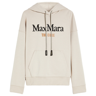【季末甄选】 MaxMara 女装徽标抽绳连帽卫衣9941015106