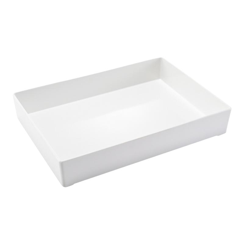 卤水盘卤菜店白色10英寸密胺餐具