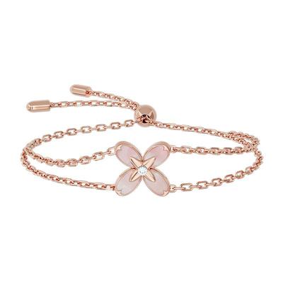 诺麟NOLYN桂花系列桂语传情手链手饰甜美原创粉母贝送礼送女友