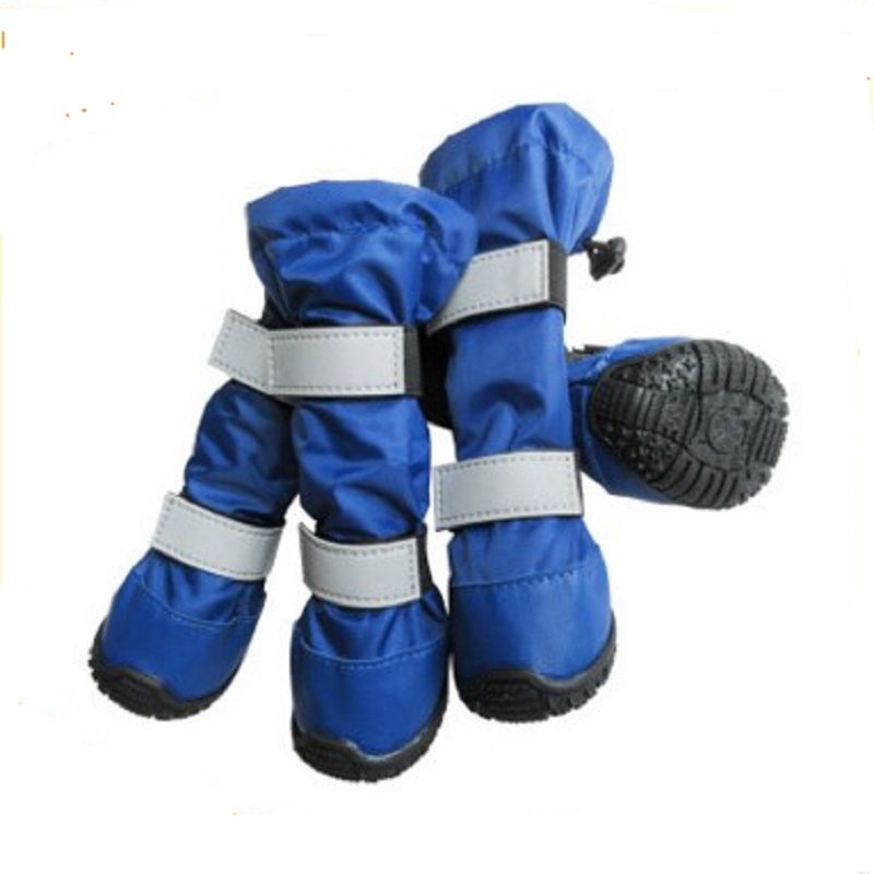 狗狗雨鞋大型犬中型金毛萨摩拉布拉阿拉斯宠物高筒全防水加绒鞋子