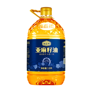 福益德纯亚麻籽油官方旗舰店