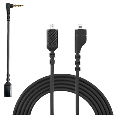 适用赛睿寒冰5耳机线8pin声卡线