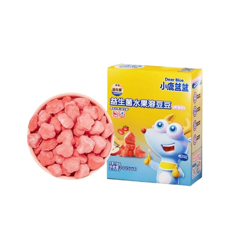 小鹿蓝蓝益生菌水果溶豆入口易溶