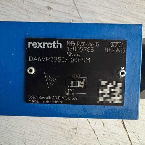 【议价-可维修】 Bosch Rexroth R901224235 DA6VP2B50/100FSM /