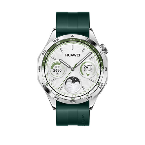 适用华为手表gt4表带gt3氟橡胶gt5 Pro硅胶watch3通用watch4pro智能gt2运动runner男款GS3i荣耀4pro表链gs3/4