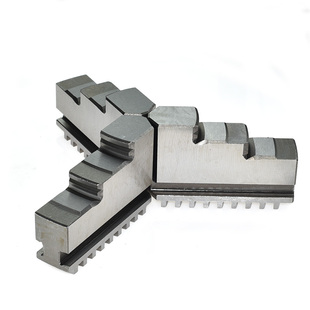 卡盘卡爪环球三爪卡盘配件正反爪活动爪200 250 320加硬优质卡爪