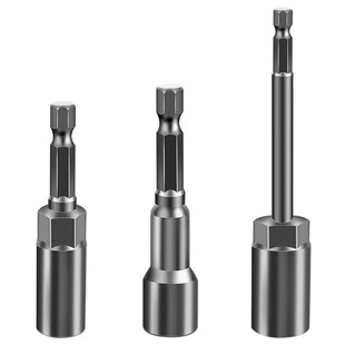 电动扳手套筒头加深内六角加长风批套筒手电钻强磁螺丝刀批头套筒