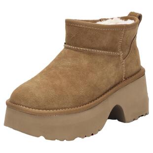 MD女靴加绒保暖雪地靴女冬季新款小个子厚底增高北方防滑防水棉鞋