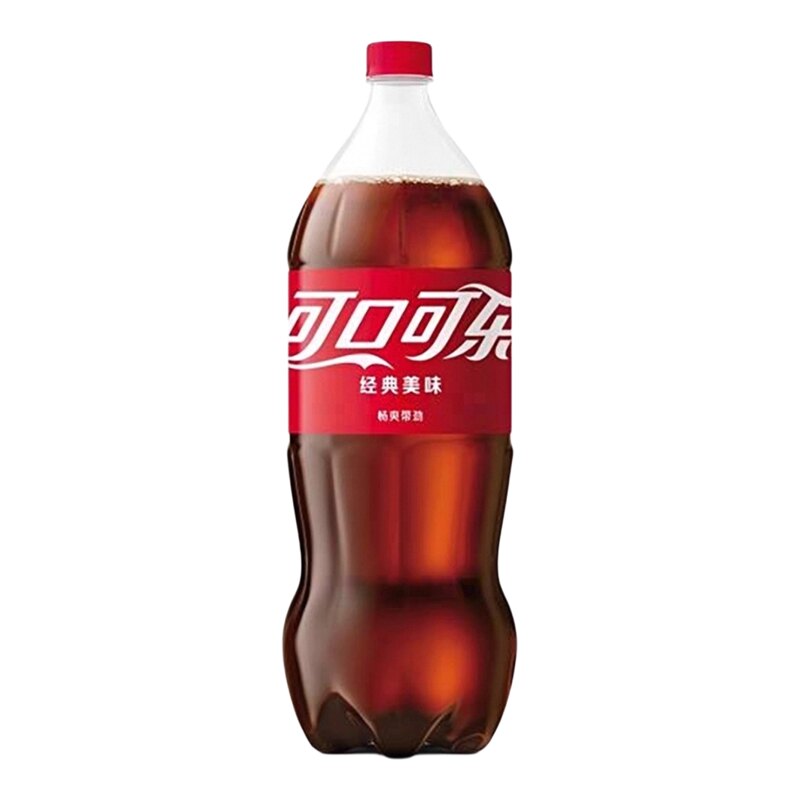 可口可乐2L有汽无糖碳酸饮料果味汽水低糖健康时尚