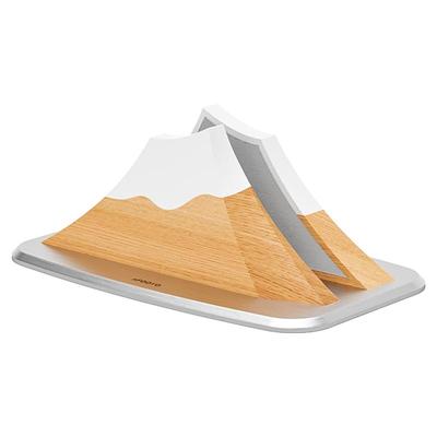 雪山立式笔记本支架收纳整理架