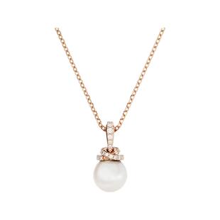 施华洛世奇Originally珍珠链坠项链女秋冬毛衣链轻奢礼物