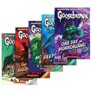 经典鸡皮疙瘩系列5册 英文原版 Classic Goosebumps 全英文版青少年恐怖小说 悬念大师斯坦代表作 进口英语书籍