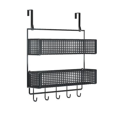 门后置物架玄关衣帽收纳挂钩