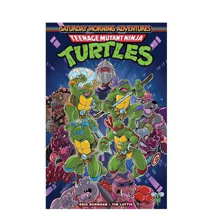 【预售】忍者神龟：周六历险记 卷1Teenage Mutant Ninja Turtles: Saturday Morning Adventures, Vol. 1英文漫画书原版进口图书