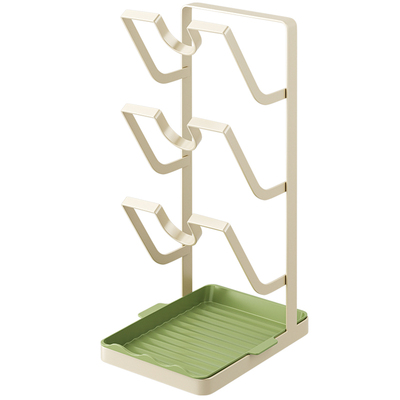 新款免打孔厨房锅盖架