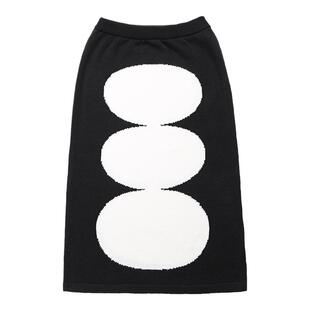 QUORRA S CHORD原创设计针织圆形提花视觉几何半身裙直筒裙