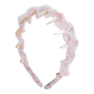 2025新款小女孩洋气网纱儿童发箍女童带齿防滑头箍头饰不勒头发卡