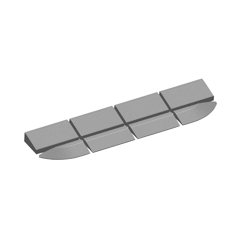 适用室内扫地机器人门槛条爬坡垫台阶斜坡垫加高款软塑料3cm 4cm