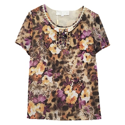 菲琪台湾纱洋气风精品t恤打底衫