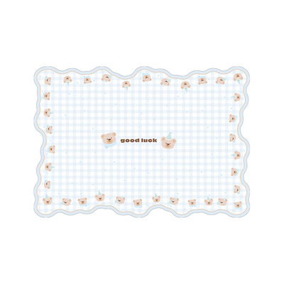 卡通异形餐桌布麻感布艺防水免洗