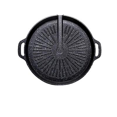 杉居麦饭石不粘户外烧烤盘