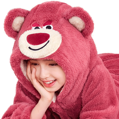 迪士尼儿童睡袍睡衣浴袍珊瑚绒