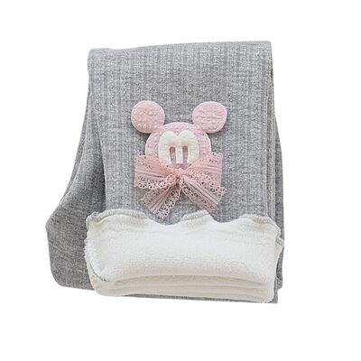 女童长裤加绒外穿秋一体绒打底裤