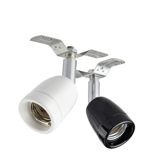 爬虫爬宠箱陶瓷灯头E27螺口可360度旋转灯座 UVB灯太阳灯万向灯头