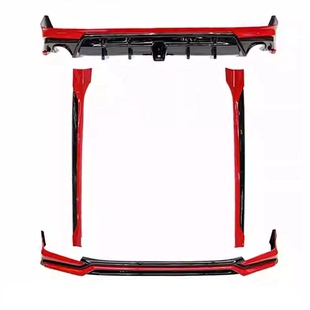 十一代思域改装包围YOFER前杠侧裙外观件升级领航灯后唇后扰流