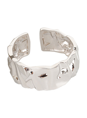 2022年新款潮ins小众褶皱设计锡