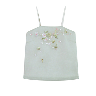 春天物语 清水溪汉服吊带内搭刺绣春夏国风新中式新中式日常背心