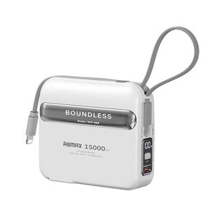 【新国标3C认证】remax睿量插头充电宝45W自带线20000毫安三合一超薄小巧大容量便携适用苹果快充移动电源