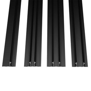 悬浮吊顶收边条阴影缝T型材铝合金U形槽石膏板收口条天花装饰线条