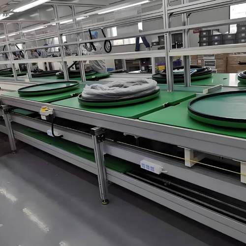 深圳循环倍速链组装线LED路灯工矿植物灯具链组装生产线电子