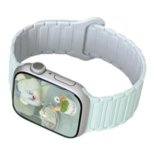 【夏日淡薄荷】适用applewatchS11表带淡薄荷系列合集iwatchs9/8/7/6/5/SE代苹果手表S10编织硅胶尼龙表带女