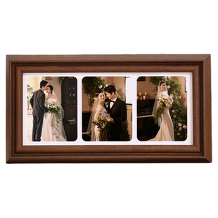 婚纱照相框摆台定制四宫格高级diy洗照片结婚相片冲印打印情人节