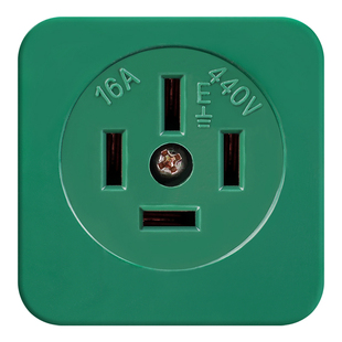 三相四线插头插座25a32a大功率专用4芯工业380v440v公母对接插头