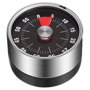 可视化计时器厨房机械定时学习儿童厨房提醒器磁吸式烹饪秒表闹钟