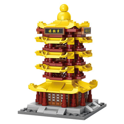 八大名楼黄鹤楼积木玩具