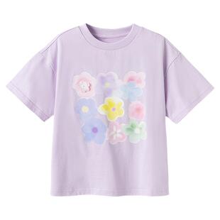 森马儿童短袖T恤2025夏季新款纯棉宽松印花女童装设计感上衣小众