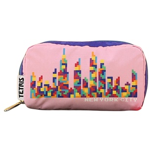 LeSportsac乐播诗新款Tetris联名系列清新彩色方块收纳包手拿包