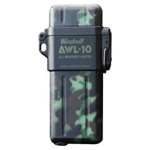 日本WINDMILL风车超轻便携户外防风防水打火机迷彩点烟生火露营