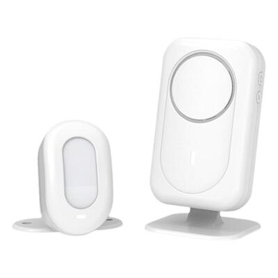 大洪门口欢迎光临感应器店铺进门语音提醒迎宾报警器超市分体门铃