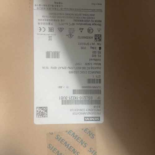 询价-变频器 6SL3210-1KE21-3UB1