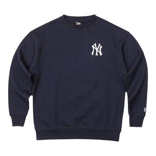 NewEra官方授权正品纽亦华情侣毛圈里MLB圆领套头衫卫衣12727848