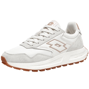 LOTTO乐途女鞋2026新款春秋复古真皮运动鞋名牌轻便休闲阿甘鞋子