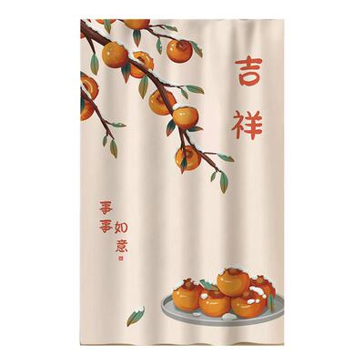 柜子遮挡帘免打孔防尘布