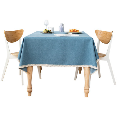 桌布书桌学生布艺纯色简约现代