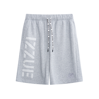 松紧腰休闲短裤直筒宽松卫裤子